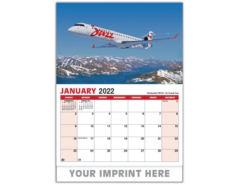 Commercial Aircraft Sparta Calendars